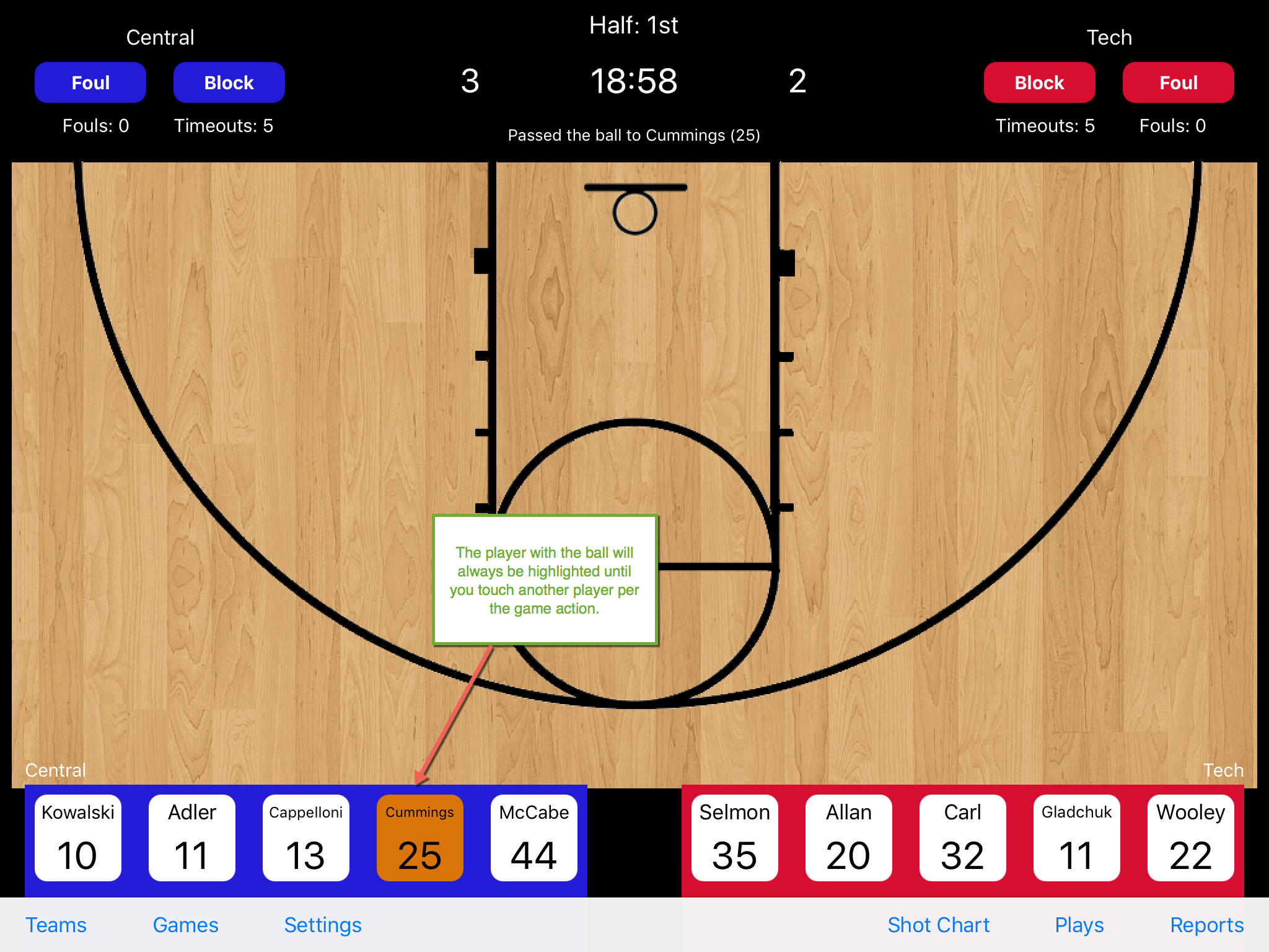 How To Use Ultimate Basketball Stats for Ipad - StatGeek